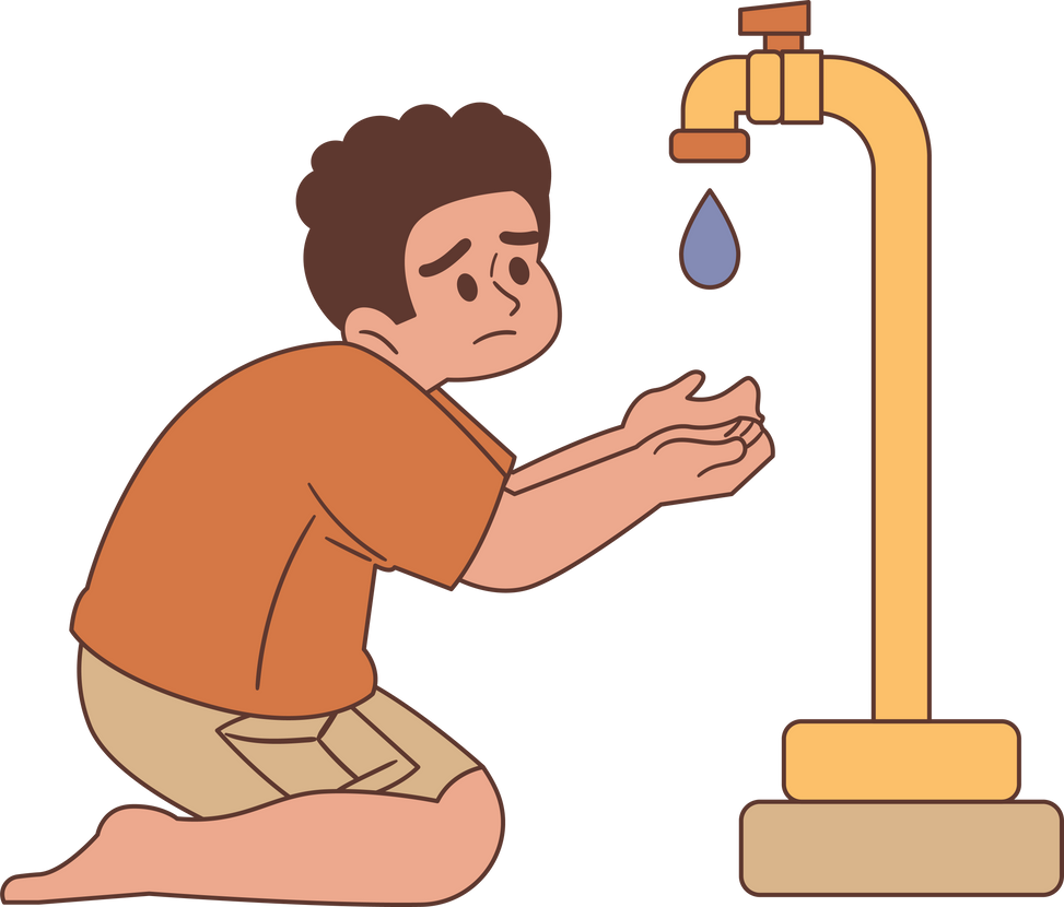 Water Crisis Concept